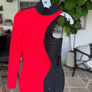 Venus Cold Shoulder Bodycon Dress